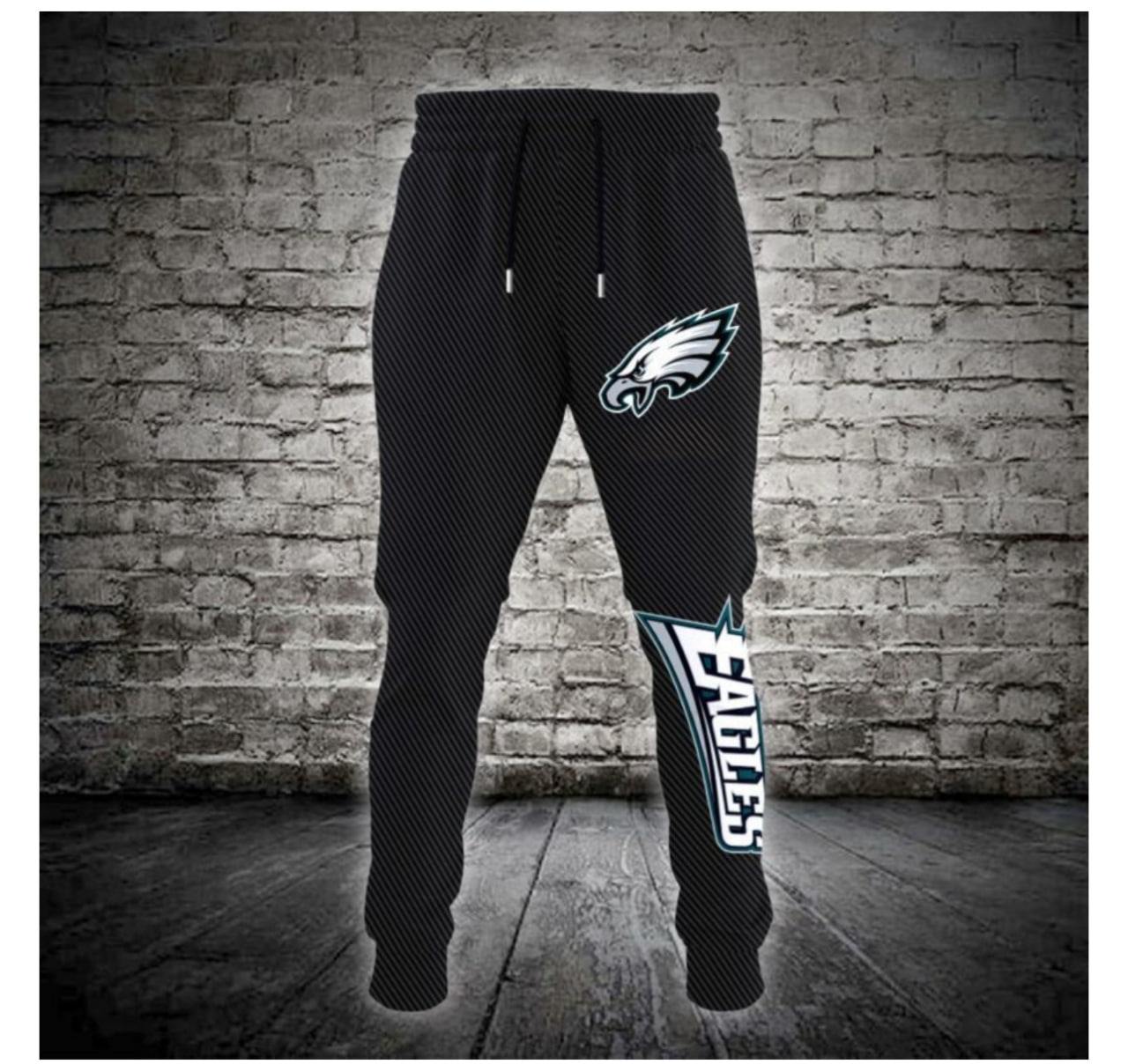 80df4980-57b3-4c23-a989-55e3dd2b0341 Philadelphia Eagles Team Long Pants Joggers - Image 1